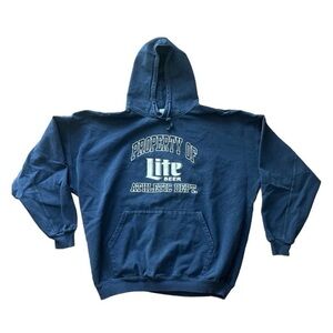 Navy Miller Lite - Athletic Dept. Hoodie